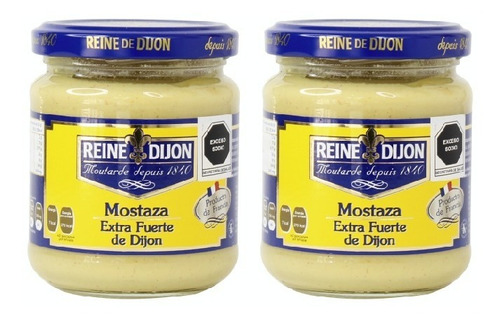 Mostaza Europea Extra Fuerte Grano Dijon Curry Medium Miel