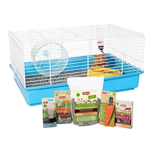 Hamster Habitat Starter Kit Jaula Animales Pequeños