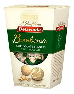 Bombon Delaviuda Chocolate Blanco 150 Gramos