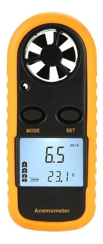 Mini Anemometro Digital Velocidad Del Viento Y Temperatura