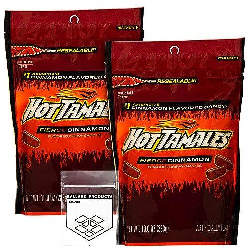 Hot Tamales Canela Masticable Paquete De 2 Bolsas 10 Oz Cada