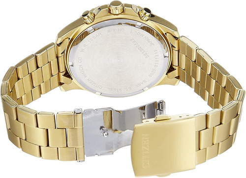 Imagen 2 de 4 de Reloj Hombre Citizen Dorado An8122 Crono Acero Wr 100 Promo