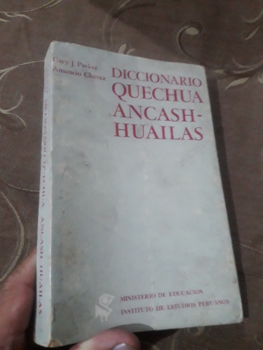 Libro Diccionario Quechua Ancash Huaylas