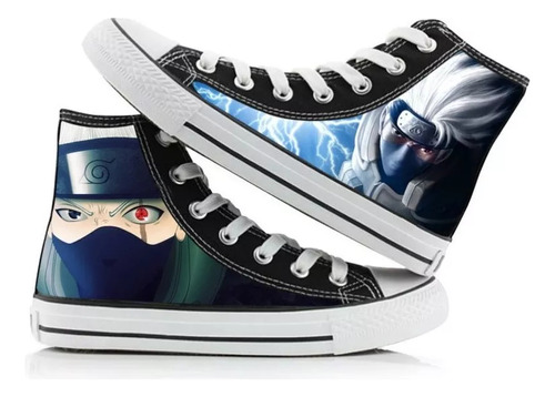 Naruto Kakashi. Uchiha Madara, Zapatos Estampados