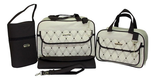 Imagem 1 de 1 de Kit 4 Bolsa Bebe Mala Maternidade Menina Menino Promoção Top