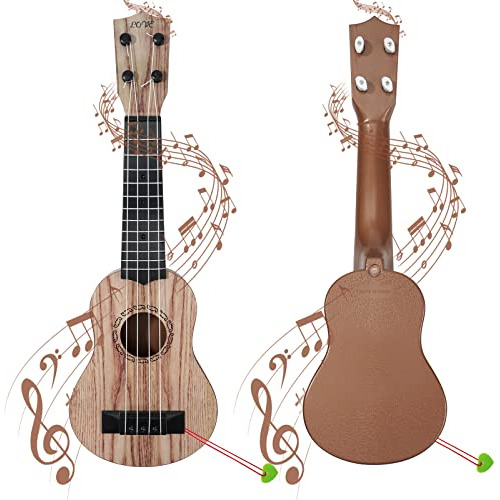 Raimy 17in Niños Guía De Ukulele - 4 Cuerdas Mini Dkr1n