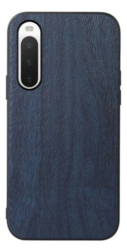 Wood Texture Pu Case For Sony Xperia 10 Iv