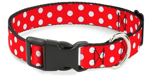 Buckle-down Breakaway Cat Collar - Minnie Mouse Polka Dots R