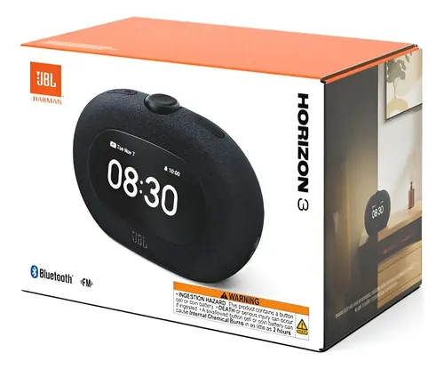Caixa De Som Jbl Horizon 3 Com Fm, Bluetooth E Alarme+preto