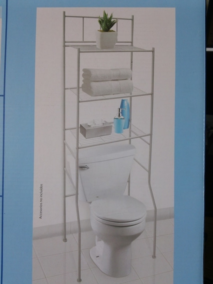 Repisa Baño Ahorra Espacios Color Plata, Satin Nickel Bathroom Organizing Set Instructions