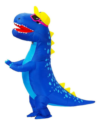 Fantasia Inflável Dinossauro T Rex  Adulto Mascote Engraçado