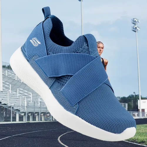 Tenis Skechers Urban Moda Bobs Sport 117016 Azul Memory Foam