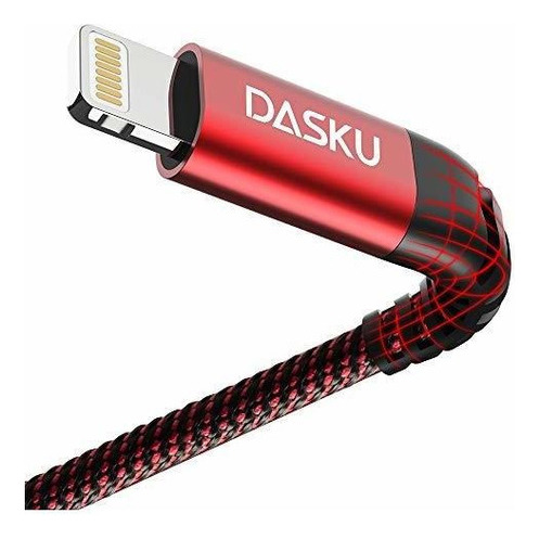 Cable Lightning De iPhone 3pack 3ft Cable Rojo De Cargador D