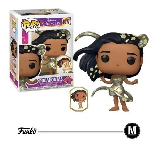 Funko Pop Disney Pocahontas #1077 + Pin Deluxe Exclusive 