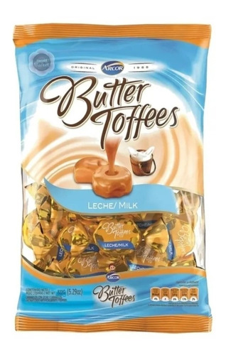 Caramelos Butter Toffees Dulce  Leche X 959 Gs  Floresta