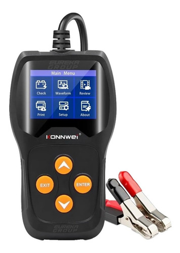 Analizador Baterias Auto 12v Konnwei Kw600 Tester Arranque