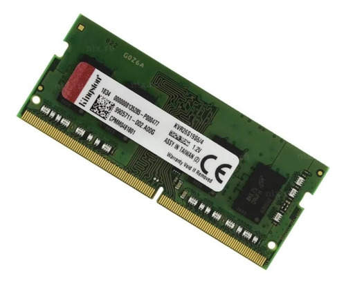 Memoria Ram Kingston Ddr4 8gb 2666 Mhz Sodimm No Ecc Mg 