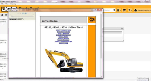 Catálogo Peças/serviços Jcb Parts Plus Completo