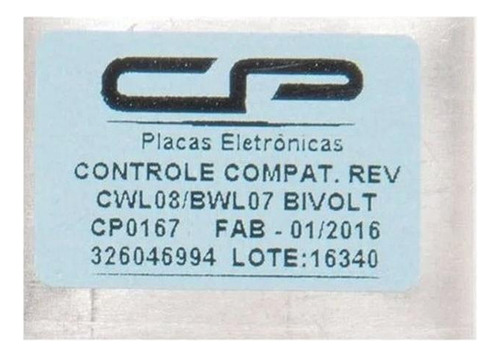 Placa Potenc. Reversão Motor Lav. Compativel Brastemp Consul