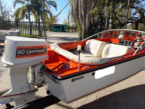 Imagen 8 de 8 de Lancha Regnicoli Dorado V2 Con Johnson 90 Hp Powertrim