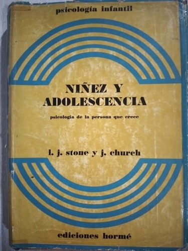 Niñez Y Adolescencia: Stone Y Church- Ediciones Hormé (Usado)