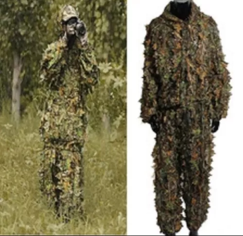 Roupa De Caça Camuflada, 2 Cores, Ghillie, Conjunto De Roupa De Camuflagem  Para Sniper, Uniforme De Airsoft Militar - Conjuntos Masculinos - AliExpress