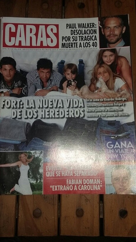 Revista Caras 1665 Fort 3/12/13 Walker Cher Bon Jovi Tini