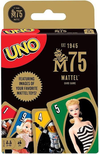 Uno 75 Aniversario Mattel Original Ed Limitada De Colección