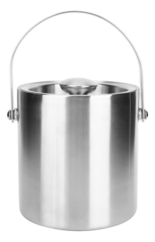 Cubo De Hielo De Doble Pared Con Aislamiento De Acero Inoxid