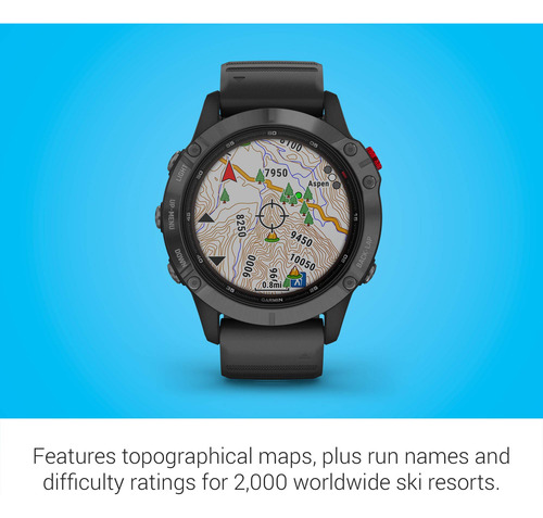 Reloj Garmin Fenix 6 Pro Solar Multisport Con Gps, Color Gri