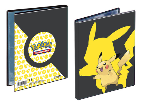 Portafolio De 4 Bolsillos Para Cartas De Pokemon - Pikachu