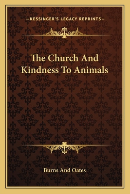 Libro The Church And Kindness To Animals - Burns And Oates