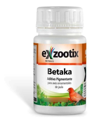 Canarios Rojos Suplemento Colorante Caroteno Betaka Exzootix