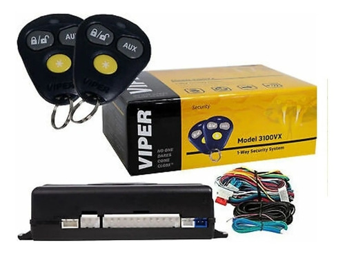 Alarma Viper De Seguridad Profesional 3100vx 3 Botones 1 Vía