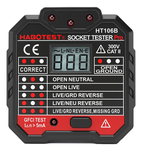 Detector De Electroscopios Habotest Neutro Vivo Tierra Circu