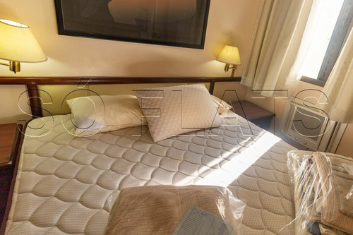 Imagem 9 de 15 de Flat Com Serviços Todo Mobiliado Com 48m², Sem Burocracia, Ideal Para Empresário Ou Estudantes. - Sf35142