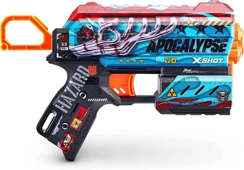 Pistola Lanza Dardos X Shot Skins Flux Arma Juguete 8 Dardos