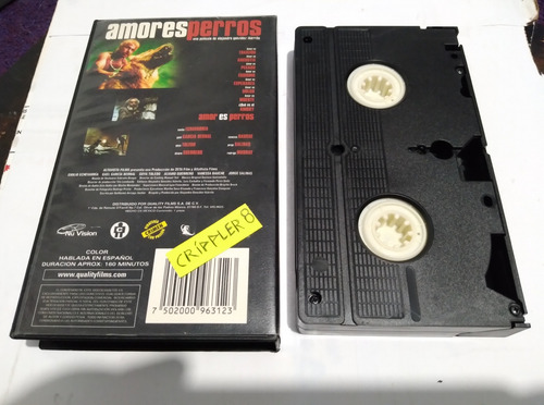 Pelicula Fisica Vhs Original Amores Perros Usado (Usado)