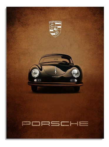 Cuadro Decorativo En Mdf De 50*35 Cm Poster Porsche 3