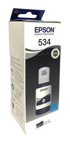 Botella De Tinta Epson 534 T534 Bk 120ml Nuevo Y Facturado