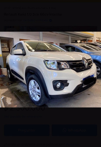 Imagen 2 de 15 de Renault Kwid 2018 1.0 Sce 66cv Intense