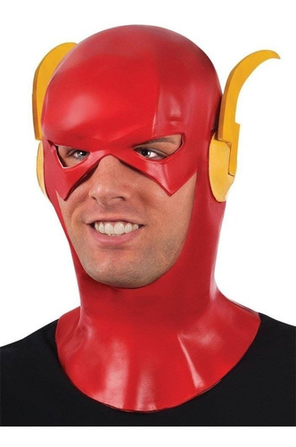 Mascara The Flash-barry Allen Casco De Látex Adulto Cosplay 