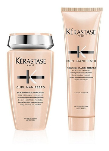 Kerastase Kit Curl Manifesto Shampoo + Acondicionador Rulos