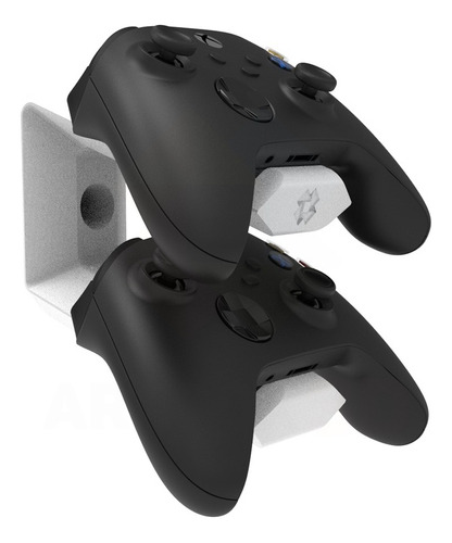 Suporte De Parede Compatível Com Controle Xbox Ps5 Dualsense Cor Branco