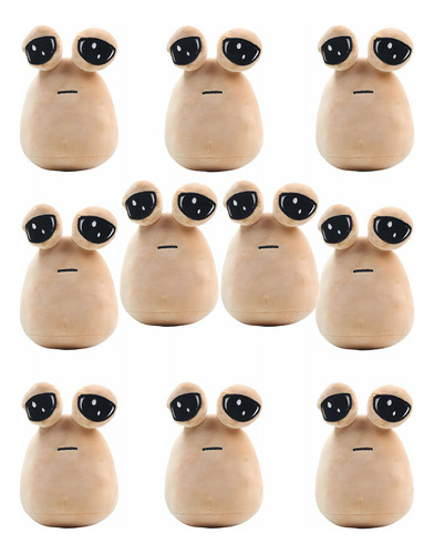 Pou Triste Mayoreo 10pz Peluche Juguete Emocion Muñeco Alien