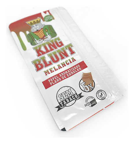 Blunt Para Bolar Seda King Blunt Grande Sabor Melancia