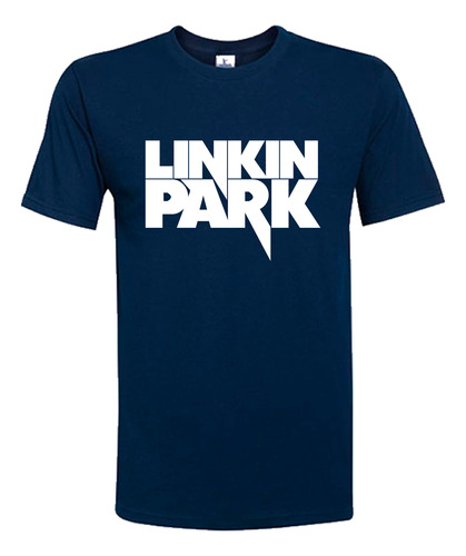 ¡oferta! Polera Azul Marino Xl, Linkin Park Logo, Music