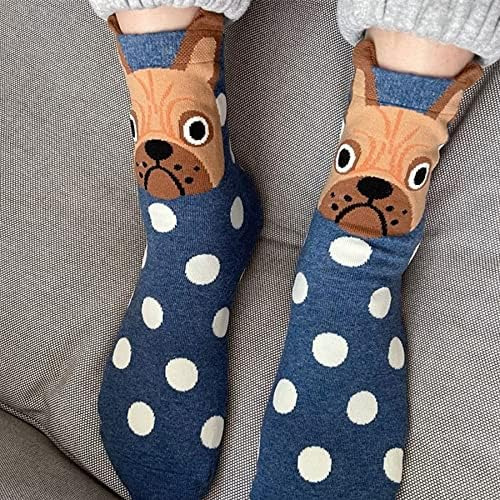 Klcm 5 Pares De Calcetines Elásticos Con Lindos Animales De