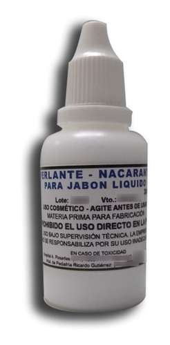 Perlante Nacarante 250ml Concentrado P/ Jabon Liquido Shampu