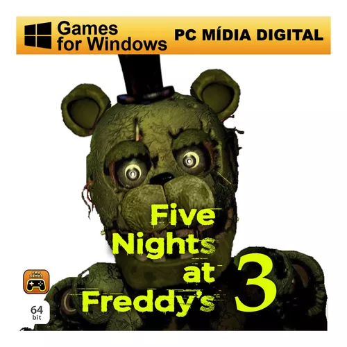 Five Nights At Freddy's 3 Jogo Para Pc